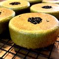 ちょこふみ's cooksnap of when they made ＊抹茶の薄焼きあんパン＊.