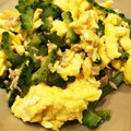 ★☆AKKO☆★'s cooksnap of when they made ゴーヤとツナの玉子炒め.