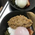 めいとねね's cooksnap of when they made めかぶ納豆の温泉卵とキムチ和え.