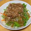 ぴんくみんと's cooksnap of when they made 水菜のサラダ.