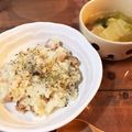 かめのももこ's cooksnap of when they made ☆チキンときのこのチーズリゾット☆.