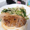 どら1981's cooksnap of when they made ラム肉ステーキ.