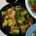 xMARILYNx's cooksnap of when they made イカと胡瓜のコチュジャン和え.