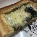 みーまま♡'s cooksnap of when they made 厚切り食パン・生食パンde簡単キッシュ.
