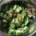 よんたろめん's cooksnap of when they made 簡単☆シンプル☆オクラの梅おかか和え.