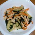 mirukie's cooksnap of when they made 長いもとワカメのコリアンサラダ.