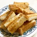 まめふ's cooksnap of when they made 砂糖だけ！バターなし★超簡単パン耳ラスク.