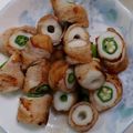 ショコラメロン's cooksnap of when they made ジューシー！オクラの竹輪巻き 簡単♪.