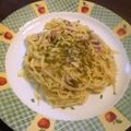 Chissa's cooksnap of when they made 簡単きのことベーコンのクリームパスタ.