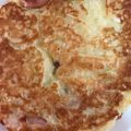 ma___111's cooksnap of when they made 豆腐マヨで♪ウインナーとキャベツのケーキ.