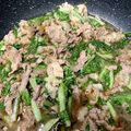 ogawaogawa's cooksnap of when they made 小松菜と牛肉の炊いたん.
