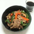 ｅｋ４'s cooksnap of when they made 豚の野菜たっぷり黒酢炒め.