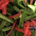 ma___111's cooksnap of when they made シャキシャキ細切ピーマン紅生姜胡麻油炒め.
