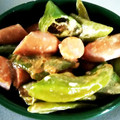 ２４なるるん's cooksnap of when they made ウインナーと万願寺唐辛子のオイマヨ炒め.