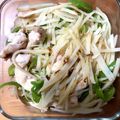 にゃんにょ's cooksnap of when they made 簡単♪鶏胸肉とじゃがいもピーマン炒め.