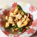 ほりもも's cooksnap of when they made トマトと卵の炒め物（サラダチキン入り）.