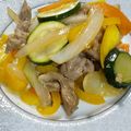 ウッシー母's cooksnap of when they made 豚バラ肉と夏野菜のにんにく醤油炒め.