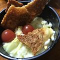 ぐりとぐらの姉's cooksnap of when they made サッポロ一番でカリカリチーズのせリゾット.