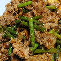 クックZUZKHR☆'s cooksnap of when they made にんにくの芽と豚肉の炒め物.