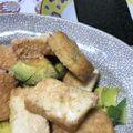 Faiza's cooksnap of when they made ✿　アボカドと厚揚げのわさび和え　✿.