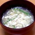 ピアノママ's cooksnap of when they made かきたま汁～夏野菜入り～.