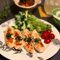 natsuーko's cooksnap of when they made おつまみやお弁当に♪ささみの明太マヨ焼き.