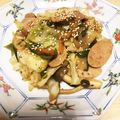 ブー吉's cooksnap of when they made ✿新きゃべつ＆ソーセージのオイマヨ炒め✿.
