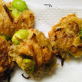 ポメポメ☆ティティ's cooksnap of when they made 残り物アレンジ！きんぴらごぼうのかき揚げ.