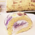 yumi3030's cooksnap of when they made 麻布バーのブルーベリーロールケーキ.