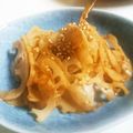 あんまかろん☆'s cooksnap of when they made シャキシャキが旨い☆レンコンのきんぴら.