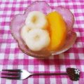 えりりんちゃん♡'s cooksnap of when they made お豆腐白玉ｄｅフルーツポンチ♪.