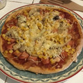 junkoq's cooksnap of when they made 簡単ピザ生地★自家製酵母パン元種使用.