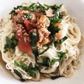 shuncafe's cooksnap of when they made 簡単アレンジ冷製そうめん！.