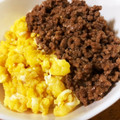 m＆まりぃ's cooksnap of when they made 肉そぼろと卵そぼろの二色丼.