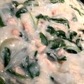 あんママ's cooksnap of when they made サーモンとほうれん草の簡単クリームパスタ.