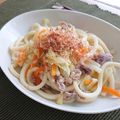 よもニャン's cooksnap of when they made 液体塩こうじの焼きうどん.