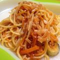 北京パンダ's cooksnap of when they made 簡単♪ツナとえのきのトマトパスタ♪.
