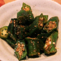 hitocchi's cooksnap of when they made 速攻できる簡単オクラのごま和え.