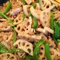 ケロやま先輩's cooksnap of when they made ちゃちゃっと☆ひき肉とレンコンの味噌炒め.