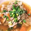 lalala11's cooksnap of when they made 豚ごぼうのつけ麺♪.
