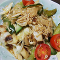 ユーロン's cooksnap of when they made 竹輪と余り野菜の炒めもの.