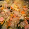 海老ふりゃ〜's cooksnap of when they made 冬瓜が主役の野菜たっぷりコンソメスープ♪.