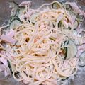 Sonew's cooksnap of when they made 美容栄養士のカニ風味スパサラ☆.