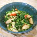 さるちゃんばなな's cooksnap of when they made 大根の葉のカニカマ炒め.