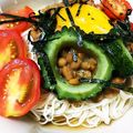 kim☺️'s cooksnap of when they made ☆納豆卵！混ぜ混ぜそうめん♪.