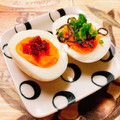 のんべぇヒロ's cooksnap of when they made 半熟卵の塩昆布　万能ねぎかけ.