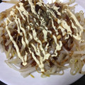 ｙａ－ｙａ－'s cooksnap of when they made お好み焼き風もやしの巣ごもり卵.