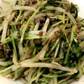 クック4CX9NN☆'s cooksnap of when they made 豆苗ともやしのひき肉炒め.