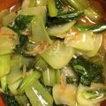 よいよいころころ's cooksnap of when they made 青梗菜と桜エビの炒め物.