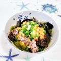 ももちゃんのれしぴ's cooksnap of when they made 千葉のお母さんの納豆めかぶ丼.